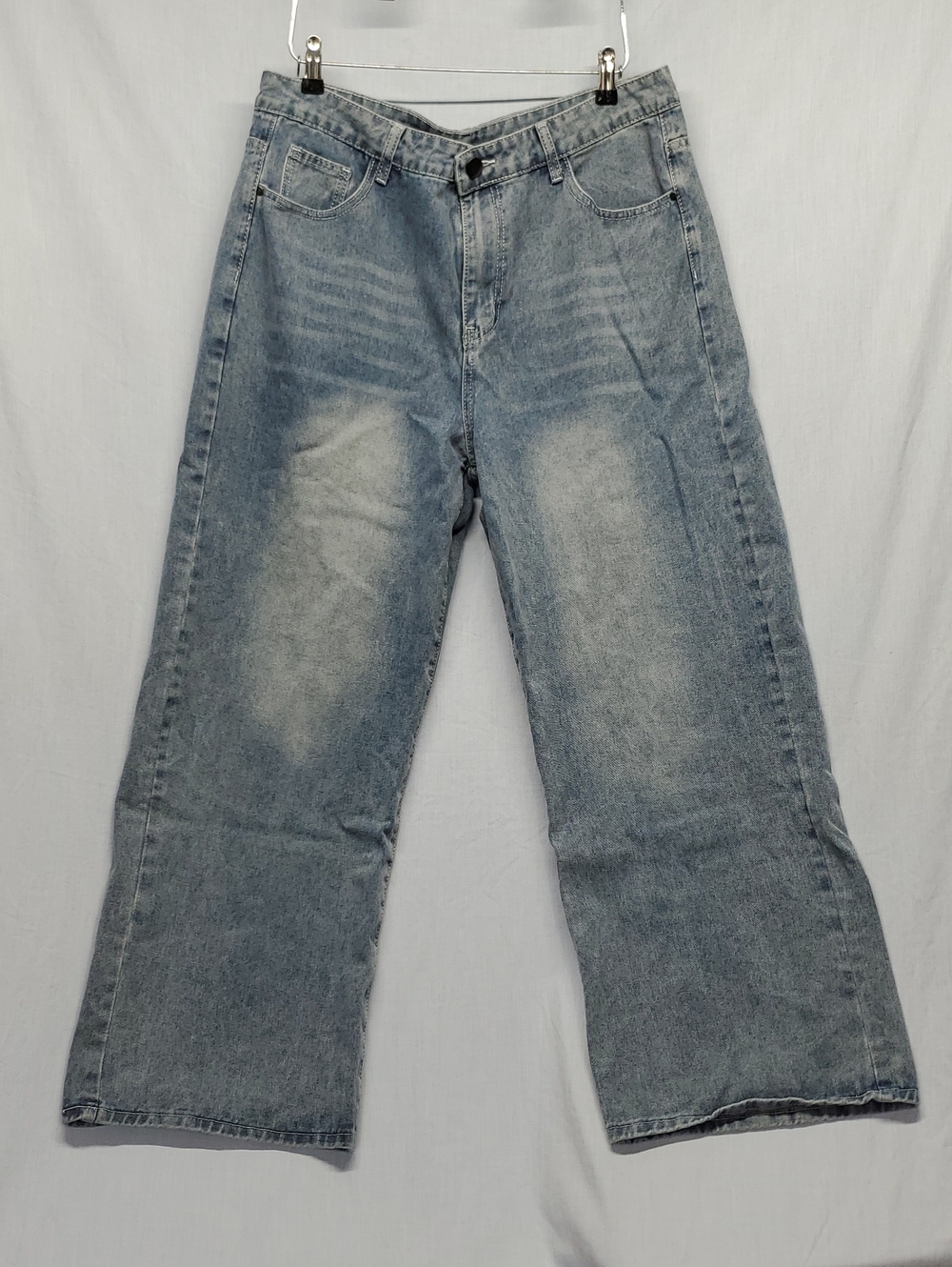 Extra Baggy Men's Light Wash Blue Jeans #284